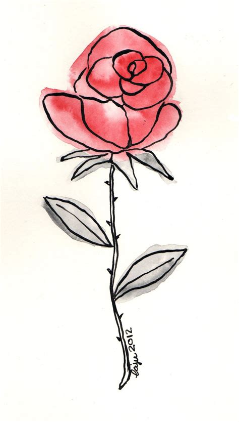 rosas dibujos